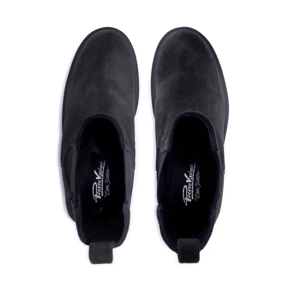 Zennie Green Suede Ankle Boots